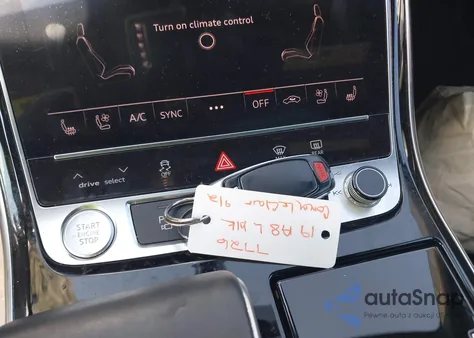 2019 Audi A8 L 55 из США, поврежденный, VIN WAU8DAF84KN010821